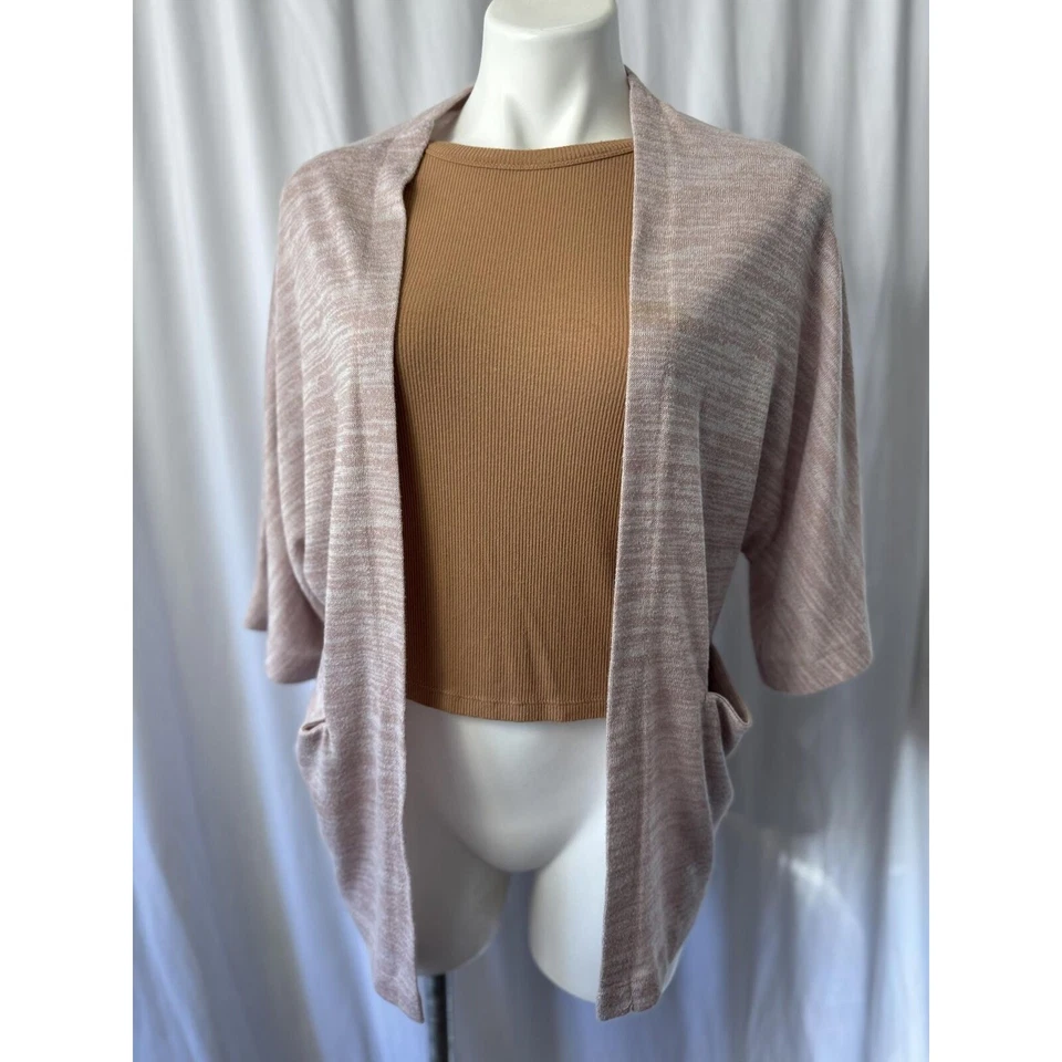 Cárdigan estilo kimono de algodón - XS Foto 2 de 4