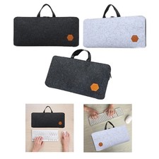 Felt Keyboard Storage Bag PC Keyboard Case Handbag Mobile Office for Mechanical