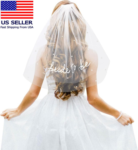 Bride to Be Veil Bachelorette Party Accessories Bridal Shower Decorations