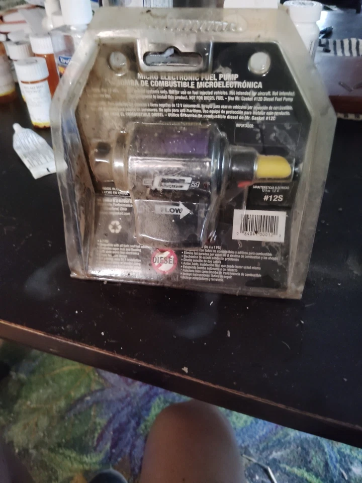 Mr Gasket 12DS 微型电子燃油泵 全新 旧货 免运费 美国卖家 — 第 2/2 张图片
