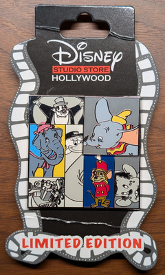 DSF DSSH Character Block Dumbo Mrs. Jumbo Timothy Mouse Stork Disney Pin LE 400