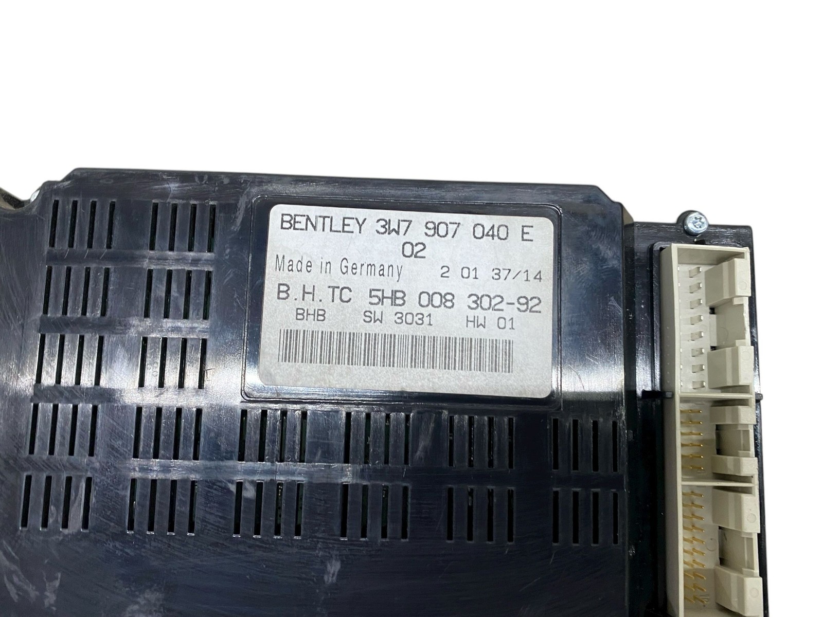 2015 BENTLEY CONTINENTAL HVAC A/C CLIMATE TEMPERATURE CONTROL MODULE 3W7907040E