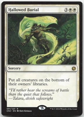 Hallowed Burial - Conspiracy: Take the Crown - Rare - Magic: The Gathering