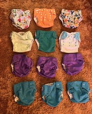 12 Eco Friendly Cloth Diaper Covers Baby Goal KaWaii Baby Bum Genius USED