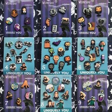 Handmade shoe charms 5 - 10 pack Wednesday Addams family window thing