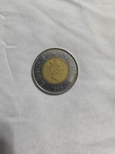 Queen Elizabeth II 1996 Canadian 2 Dollar Coin