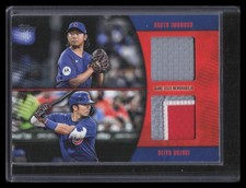 2025 Topps #MLMD2-IS Imanaga/Suzuki Major League Material Dual Relics Orange /25