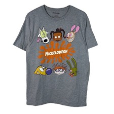 Nickelodeon Retro 90s Graphic Rugrats Tee T-S...