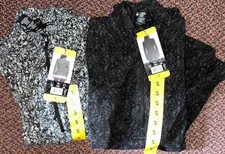 SPYDER Pattern Fleece 1/2 Zip Jacket BLACK  MULTI VARIOUS SIZES 1804990