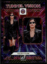 2025 Donruss WNBA Kelsey Plum Purple /25 SSP Tunnel Vision LA Sparks