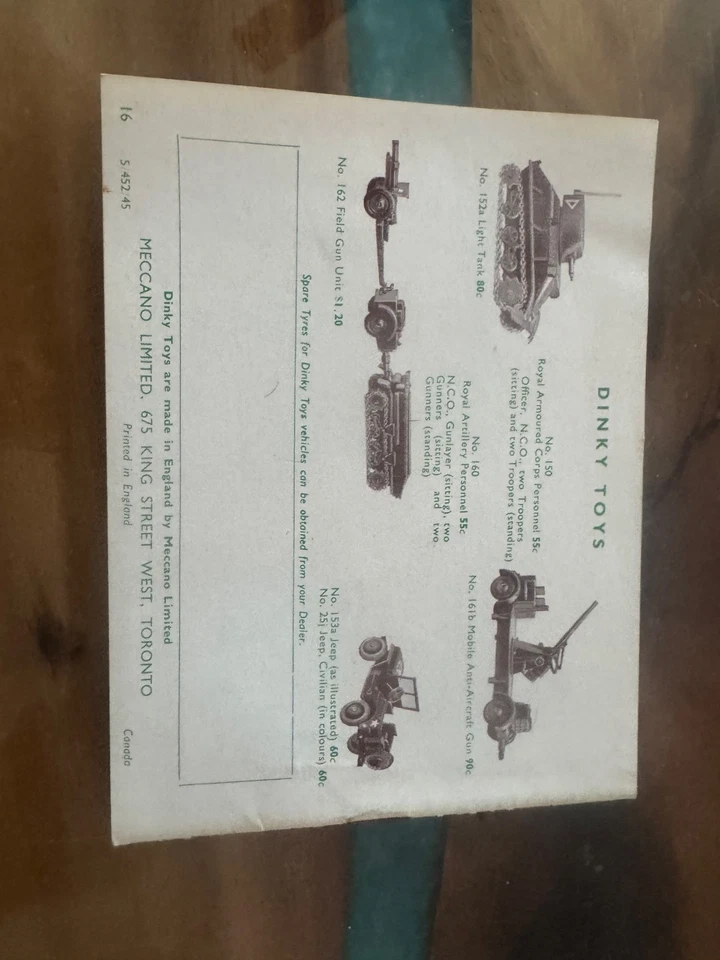 Catálogo Dinky Foto 2 de 4