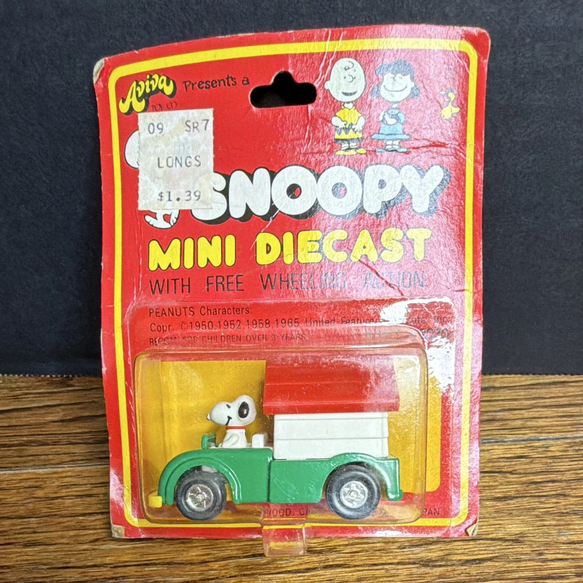 Snoopy Diecast Car In Vintage Manufacture Diecast Cars, Trucks