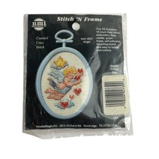 NeedleMagic Angel Counted Cross Stitch Kit 18 ct Aida Item 4022 Stocking Stuffer