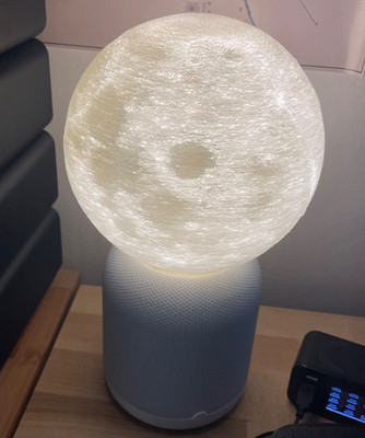 IKEA SYMFONISK Schirm für Lautsprecher Lampenfuß Mond
