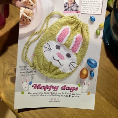 Strickanleitung von Ann Franklin Hoppy Days Osterhasentüte / Osterjagd 