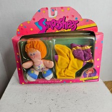 Vintage 1987 Fisher Price Smooshees Cuddlers SANDY - NUOVO SIGILLATO