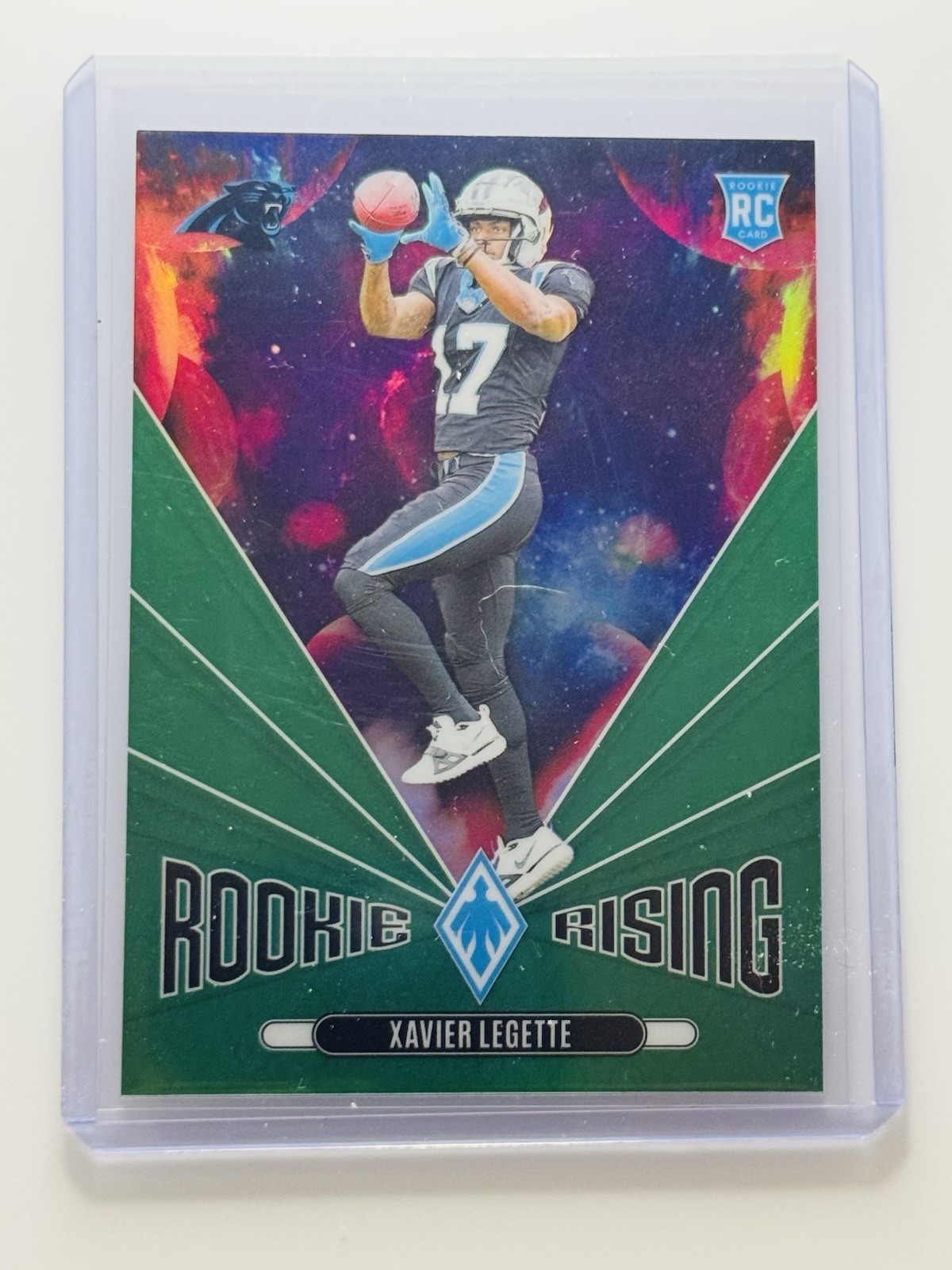 2024 Panini Phoenix Rookie Rising Green #rr-xle Xavier Legette /25