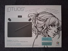 Wacom Intuos Draw CTL-490/W0-AX Creative Pen Tablet – With Box, USB Cord & Drive