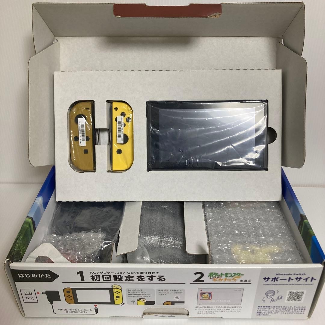 Nintendo Switch HAC-001 Pikachu & Eevee Edition with Pokémon