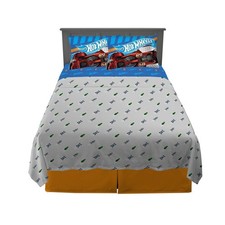 Franco Kids Bedding Hot Wheels 4 Piece Full Size Sheet Set