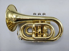 Prefect Mini Pocket Trumpet Bb Flat Brass Musical instrument With Mouthpiece