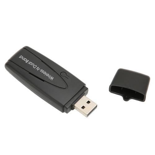 WiFi Adapter Dual Band Dual Antenna 2.4Hz 5GHz 600Mbps USB Wireless Network NEW - Afbeelding 2 van 12