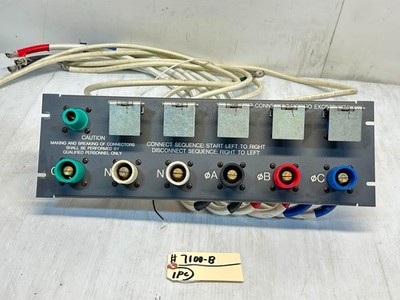 Camlock Power Distribution Panel With In And Out Camlock Connector #7100-B (ONE)