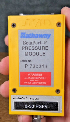 #ad Hathaway BetePort P Pressure Module 0 30 PSIG $100.00