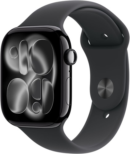 Apple Watch Gen 11 Series 11 46mm Jet Black Aluminum - Black Sport Band