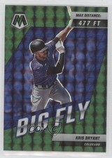 2022 Panini Mosaic Big Fly Green Mosaic Prizm Kris Bryant #BF-4 0t2