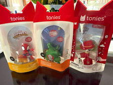 3 Tonies for the Toniebox- Marvel Spidey, Laurie Berkner, Marshall