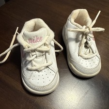 Vintage 1999 Nike Baby Toddler Shoes 3C Girls Tennis Shoe Sneaker Pink