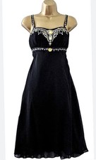 Black Debut Cocktail Party Dress Size 8 Evening Christmas Birthday Date Night