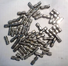 8 pcs. SMA Male to SMA Male RF Connector Coupler Straight Coaxial Adapter