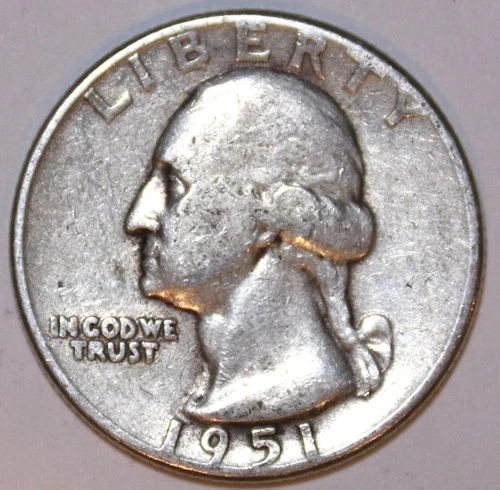 1951-P Washington Quarter - Fine - #2599EA