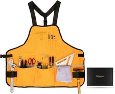 Work Tool Apron for Men and Women, Torso Length with 21 Tool Pockets, Durable Ca