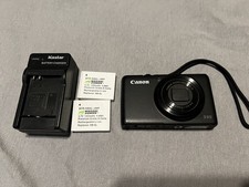 Canon PowerShot S95 10 MP Digital Camera - Fully Working w/ Batteries
