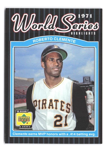 2001 Upper Deck Decade 1970's Roberto Clemente 172 Pittsburgh Pirates