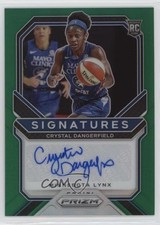 2021 Panini Prizm WNBA Signatures Green Crystal Dangerfield #SG-CDF Auto b2g