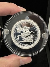St George and the Dragon 2024 UK 2oz Silver Proof Coin Immaculate