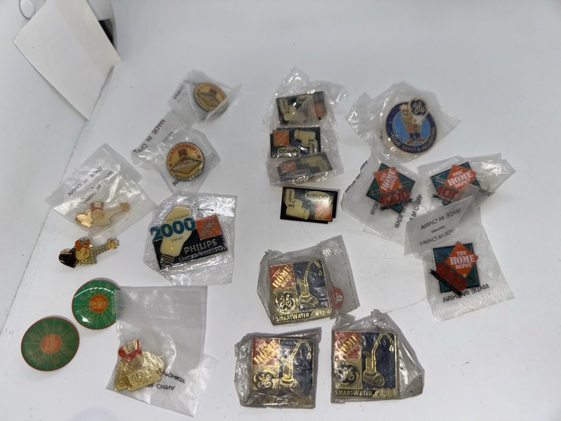 The Home Depot Pins Apron Lapel Vendor Award Lot Of 19 Pins