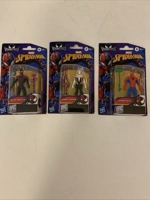 3 Pc Lot of Marvel Venom Versus Spider-Man Epic World of Action Figures