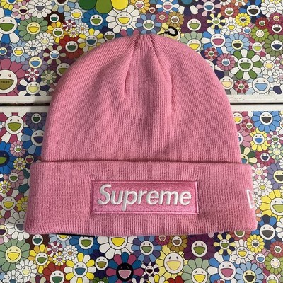 Supreme Pink Box Logo Beanie Fw21 | eBay
