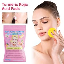 40/80/120pcs Turmeric Cleansing Pads, Kojic Acid And Turmeric Cleansing Pad Y6M5