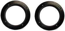 2 Pack Black Plastic 1" Depth Ring Adapter Spacer for 5.25"- 6" Car Speaker