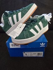 adidas Campus 00s J Sneaker Unisex Kids US 5 Green/White Suede IH7492