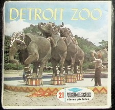 Detroit Zoo Michigan 3d View-Master 3 Reel Packet NEW SEALED