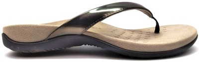 Vionic Women's Dillon Sandals Leather Slip-on Flip Flop Toe-Post