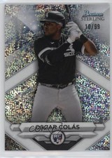 2023 Bowman Sterling Rookies Speckle Refractor 10/99 Oscar Colas Colás 11pj