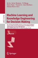 Machine Learning And Knowledge Engineering For Decision Making | Jie Lu (U. A.)